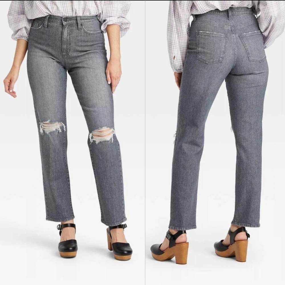 NWT Universal Thread Vintage Straight Rip Plus Size Jeans Size 18